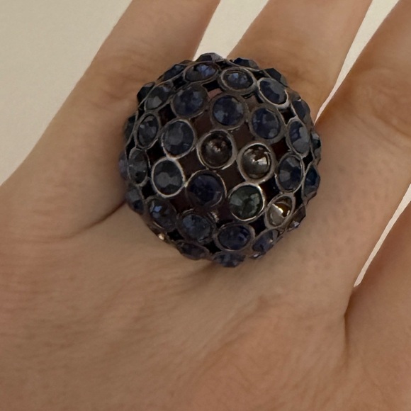 RACHEL Rachel Roy Blue Statement Ring - Picture 4 of 4